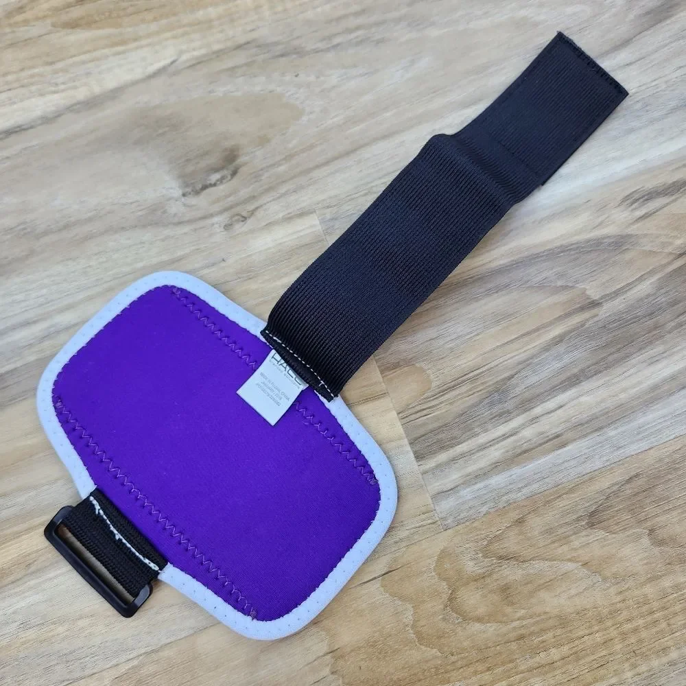 💜NWOT American Cancer Society Relay For Life Purple Soft Armband Phone Holder